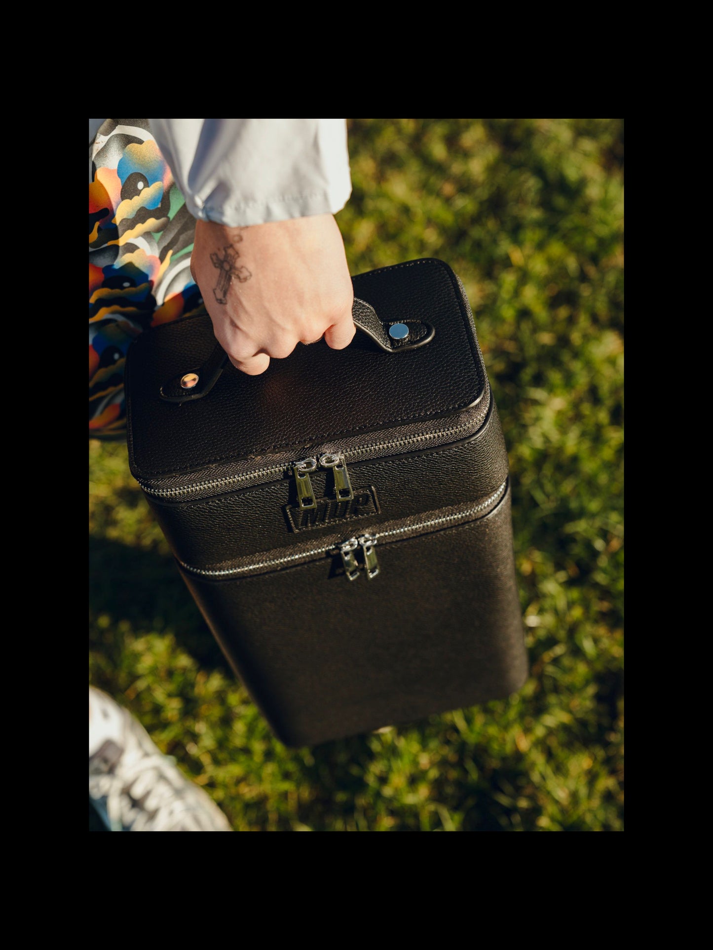 Small PU Vegan Leather Sports Bag